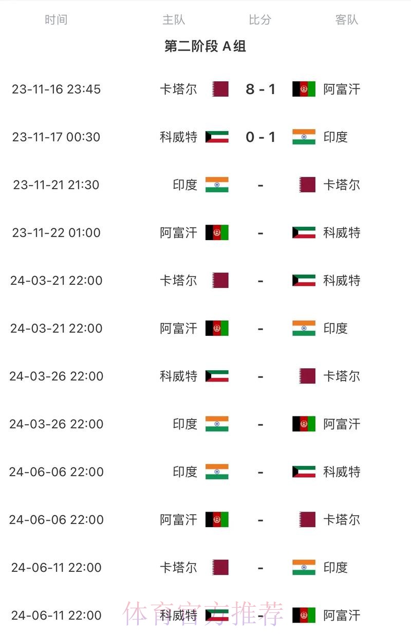 2026世界杯赛程完整版实时赛程免费观看